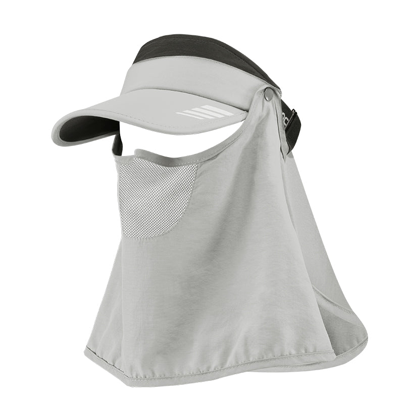 Load image into Gallery viewer, ROCKBROS Ice Silk Full Face Sunhat 360° Anti-UV Adjustable Hiking Fishing Cap
