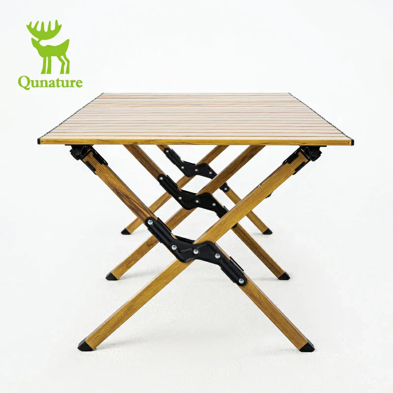 Load image into Gallery viewer, Qunature Lightweight Foldable Aluminum Table with Stable Triangular Structure
