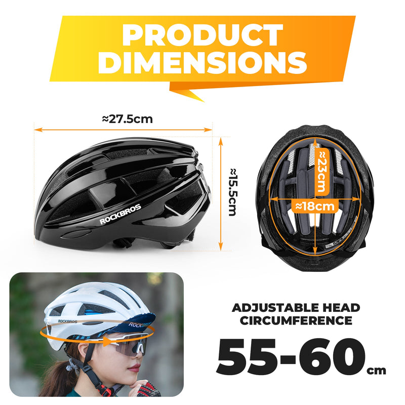 Load image into Gallery viewer, ROCKBROS Bicycle Helmet MTB Road Cycling Rear Light s Integrally-molded EPS+PC Ultralight
