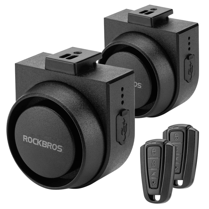 Load image into Gallery viewer, ROCKBROS 115dB Bike Alarm Vibration Motion Sensor Waterproof Motorcycle Alarm
