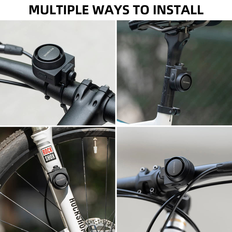 Load image into Gallery viewer, ROCKBROS 115dB Bike Alarm Vibration Motion Sensor Waterproof Motorcycle Alarm
