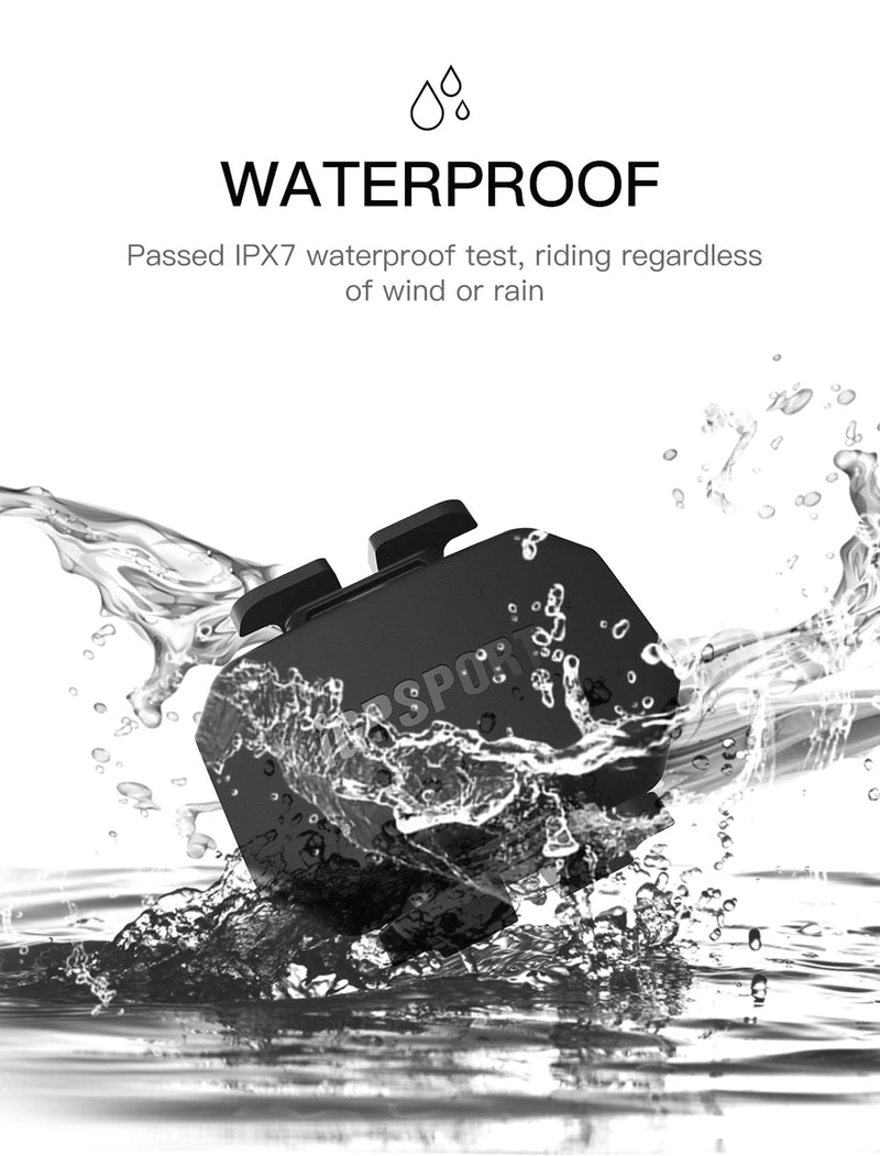 Load image into Gallery viewer, iGPSPORT Bike Speed &amp; Cadence Sensor ANT+ Bluetooth 5.0 IPX7 Waterproof
