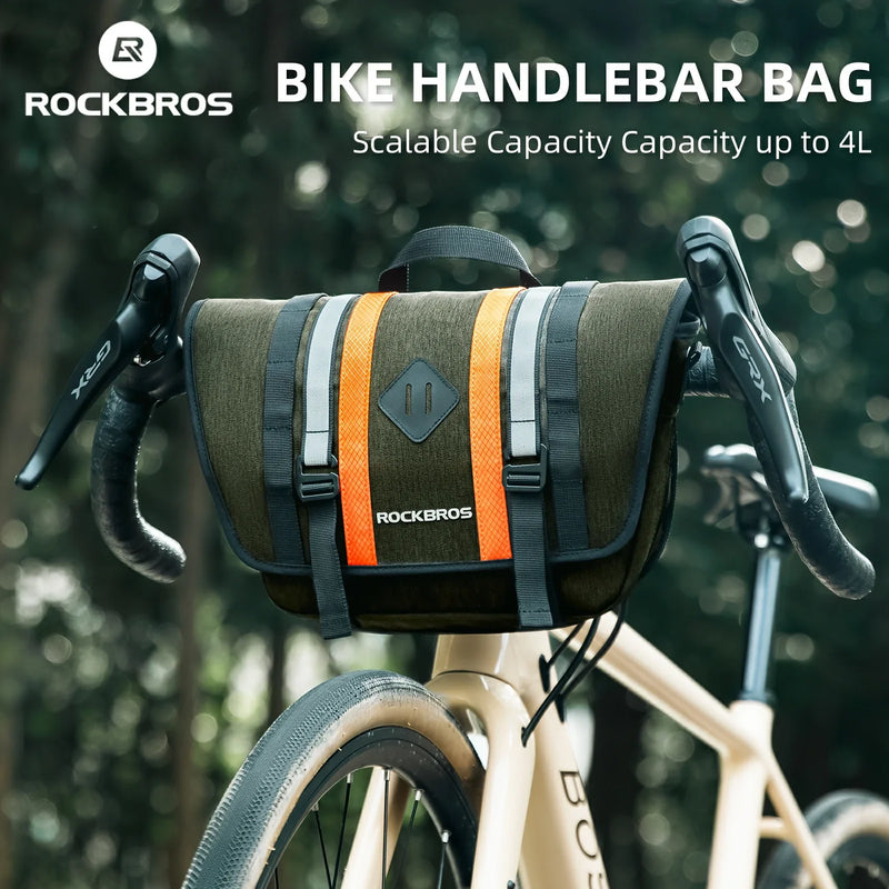 Load image into Gallery viewer, ROCKBROS Bike Handlebar Multifunctional Crossbody Bag with Shoulder Strap
