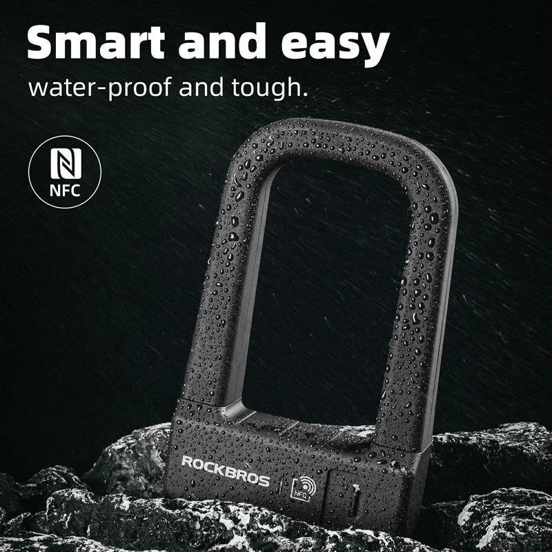 Load image into Gallery viewer, ROCKBROS NFC Smart Bike U Lock
