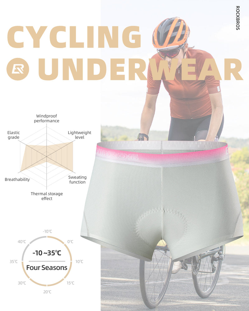 Load image into Gallery viewer, ROCKBROS Women’s Cycling Underwear 4D Padded Bike Shorts

