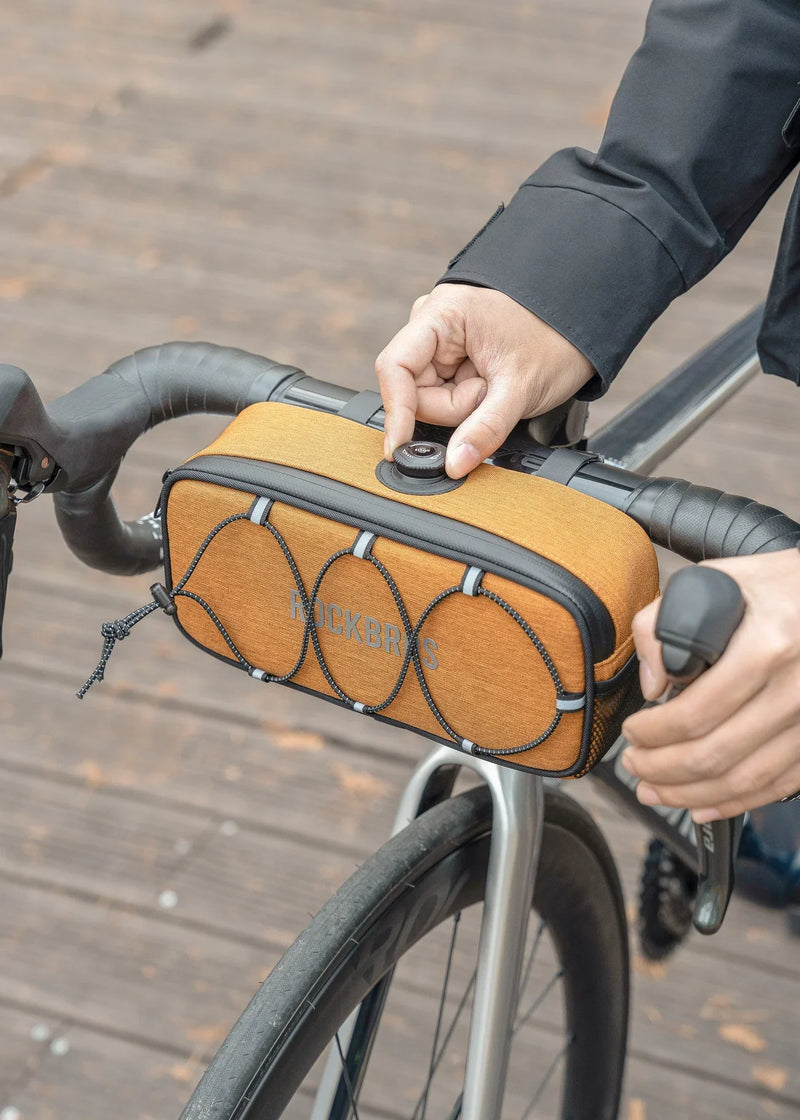 Load image into Gallery viewer, ROCKBROS Square Handlebar Bag-Road to sky

