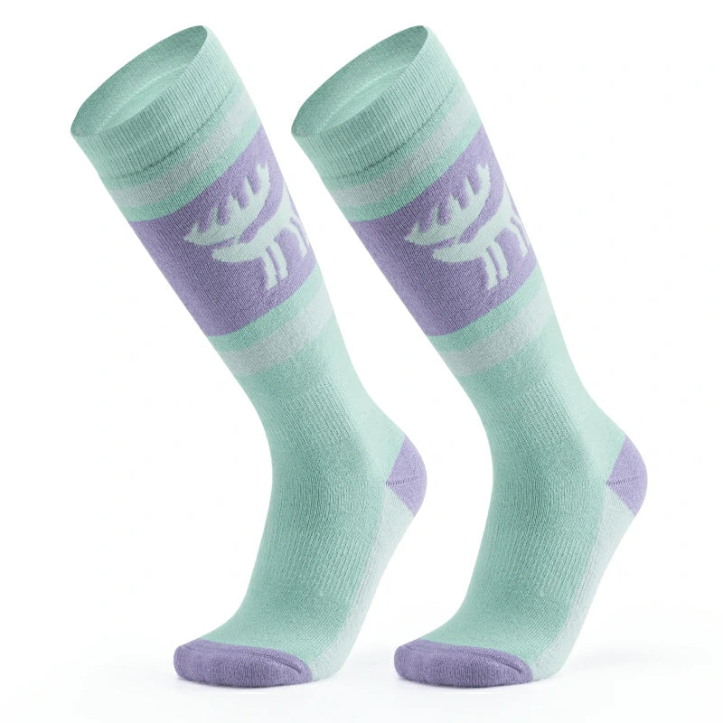 Load image into Gallery viewer, Qunature Wool Ski Socks Winter Warmth Shock Absorption for Skiing Comfort
