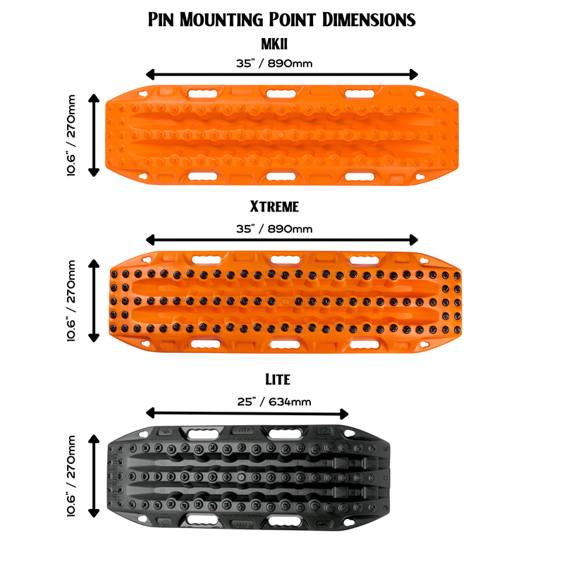 Load image into Gallery viewer, MAXTRAX Universal Mounting Pins for MKII, XTREME and LITE

