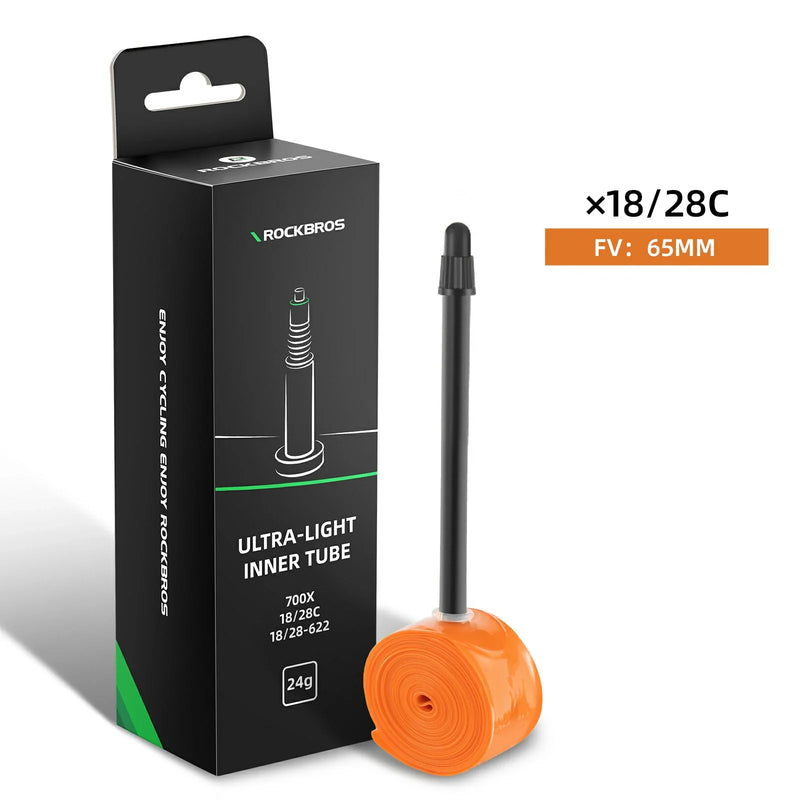 Load image into Gallery viewer, ROCKBROS Bike Inner Tube 700x18/32C Super Light 24/35g  TPU
