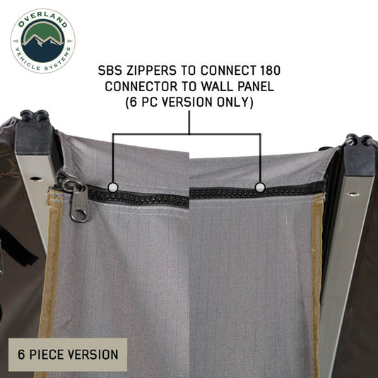 OVS HD 180 Awning Connector Piece Kit