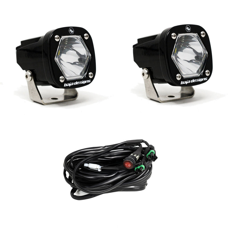 Load image into Gallery viewer, Baja Designs S1 Black LED Auxiliary Light Pod Pair - Universal
