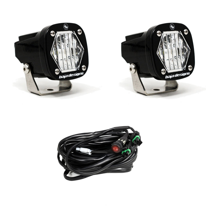 Load image into Gallery viewer, Baja Designs S1 Black LED Auxiliary Light Pod Pair - Universal
