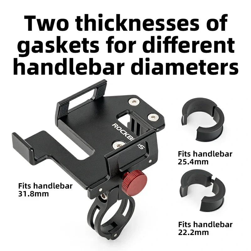 Load image into Gallery viewer, ROCKBROS S Clip Ring Bike Phone Holder for 4.7–7.09" Phones
