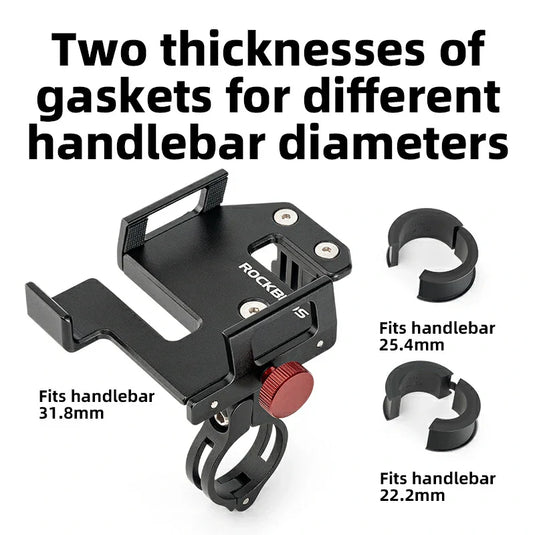 ROCKBROS S Clip Ring Bike Phone Holder for 4.7–7.09" Phones