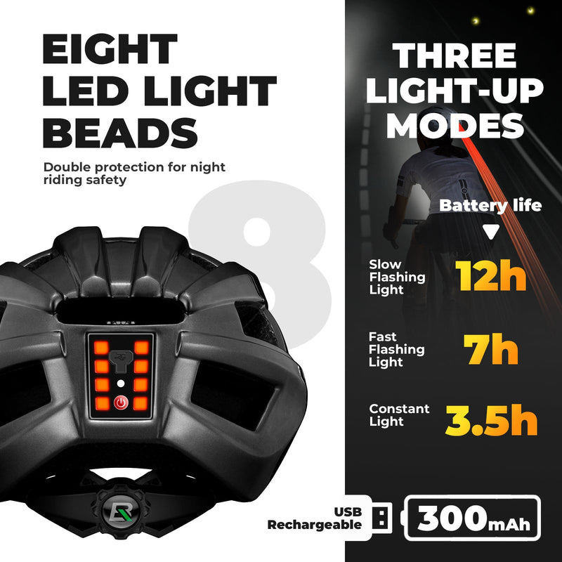 Load image into Gallery viewer, ROCKBROS Bicycle Helmet MTB Road Cycling Rear Light s Integrally-molded EPS+PC Ultralight
