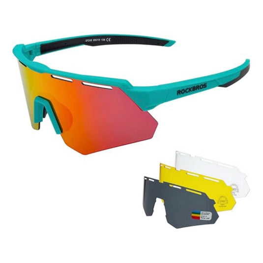 Polarized Cycling Glasses with 4 Interchangeable Lenses