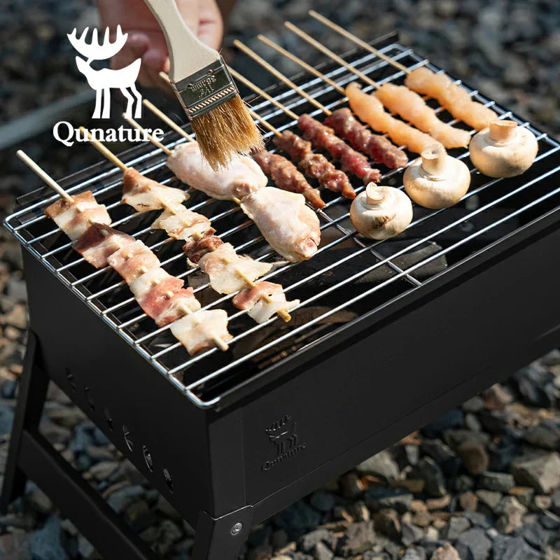 Load image into Gallery viewer, Qunature Durable Iron Chrome BBQ Grill Net with Rounded Corners for Easy Use
