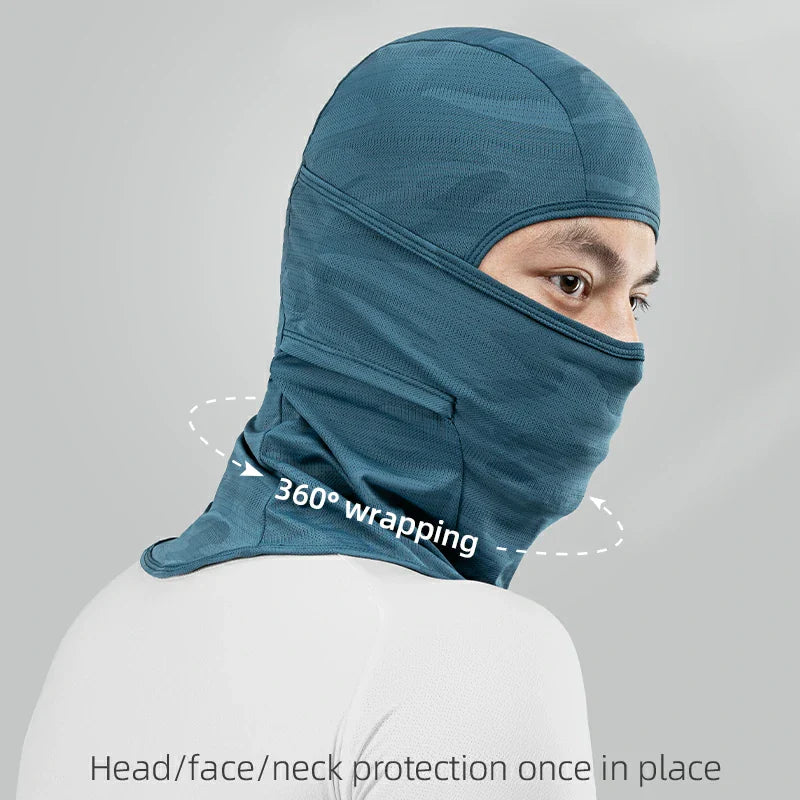 Load image into Gallery viewer, ROCKBROS Summer Ice Silk Balaclava Face Mask
