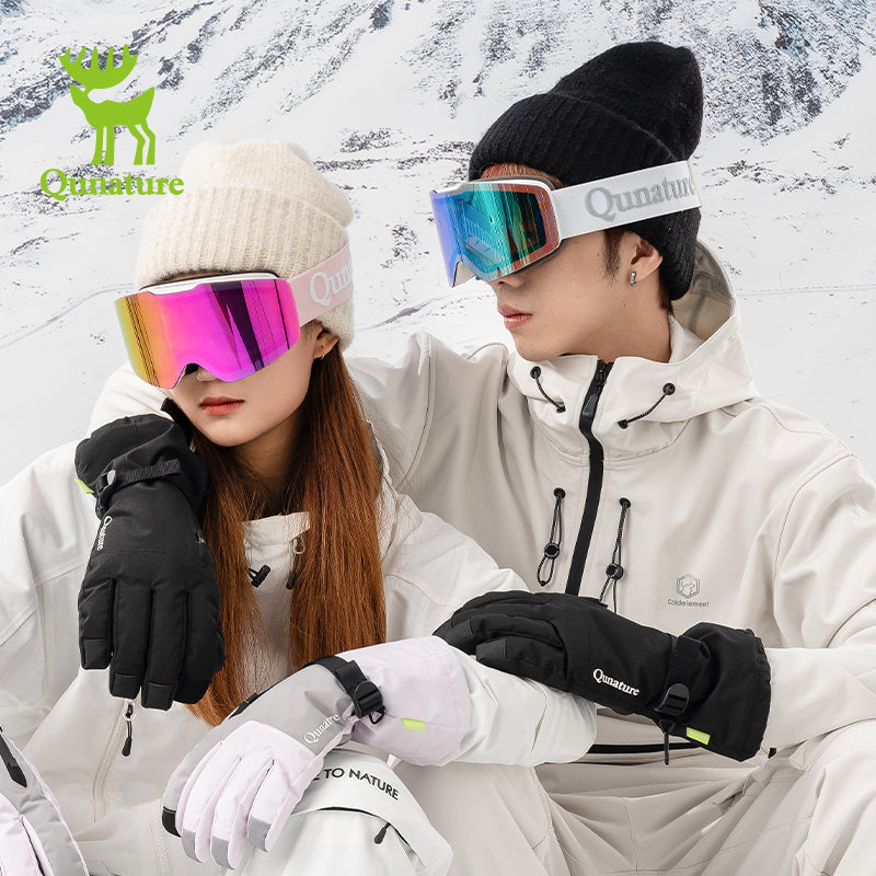 Load image into Gallery viewer, Qunature  Frameless Anti-Fog Ski Goggles with UV Protection and Wide View
