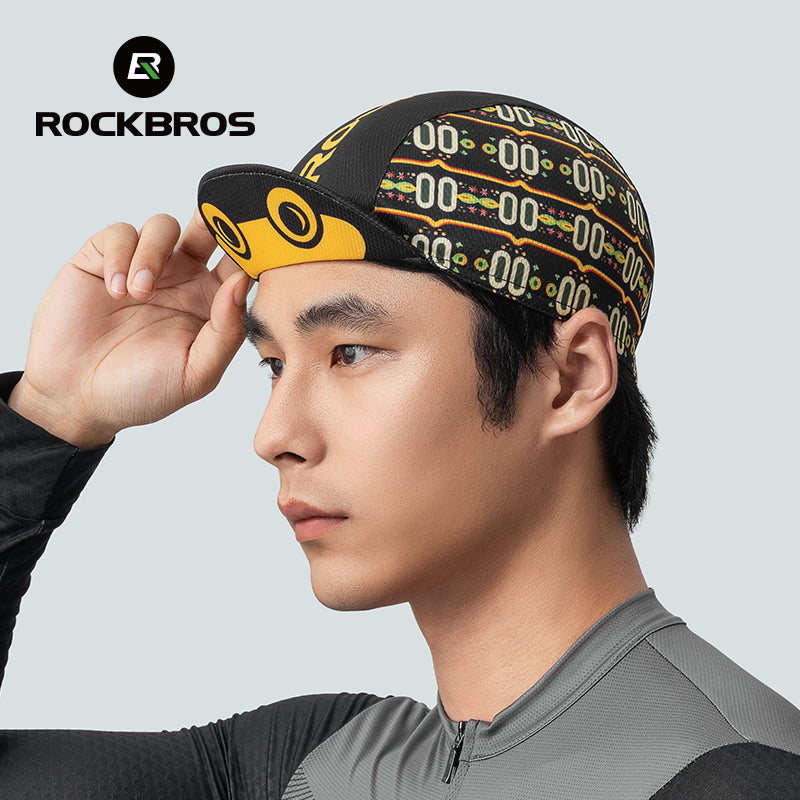 Load image into Gallery viewer, ROCKBROS Lightweight Frog Cycling Cap Breathable, UV Protection, Flip-up Brim Helmet Compatible
