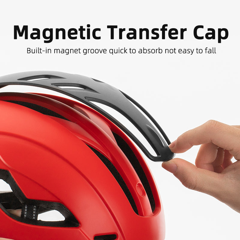 Load image into Gallery viewer, ROCKBROS Cycling MTB Road Bike Helmet Integrally Magnetic Cover Bicycle Helmet
