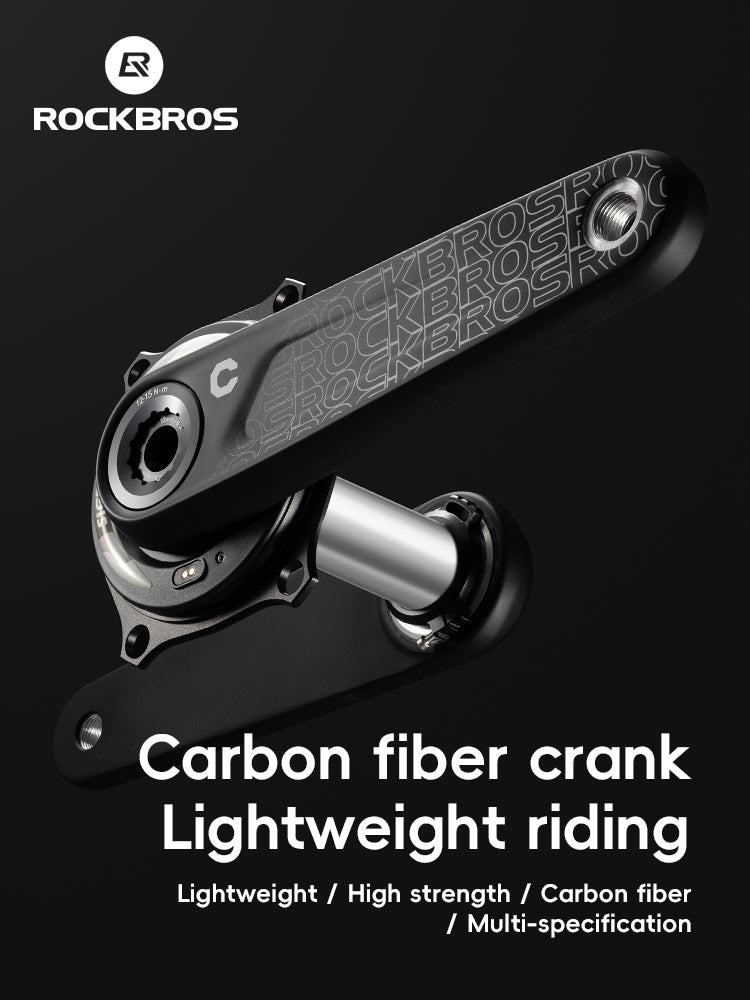 Load image into Gallery viewer, ROCKBROS Carbon Fiber Bike Crankset
