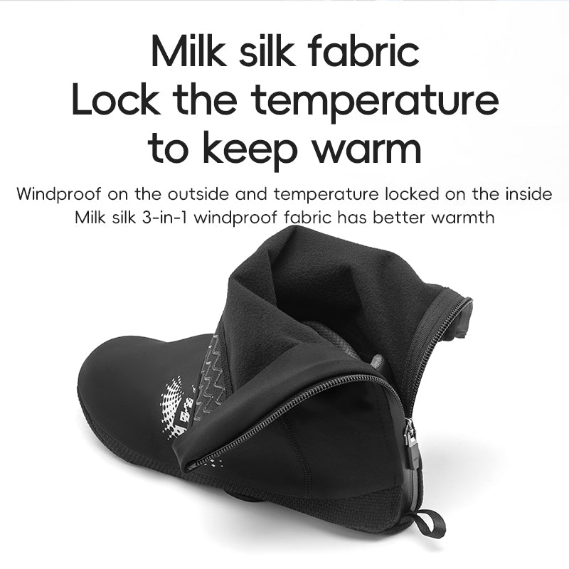 Load image into Gallery viewer, ROCKBROS Winter Cycling Shoe Covers, Thermal Windproof, Water-Resistant Overshoes
