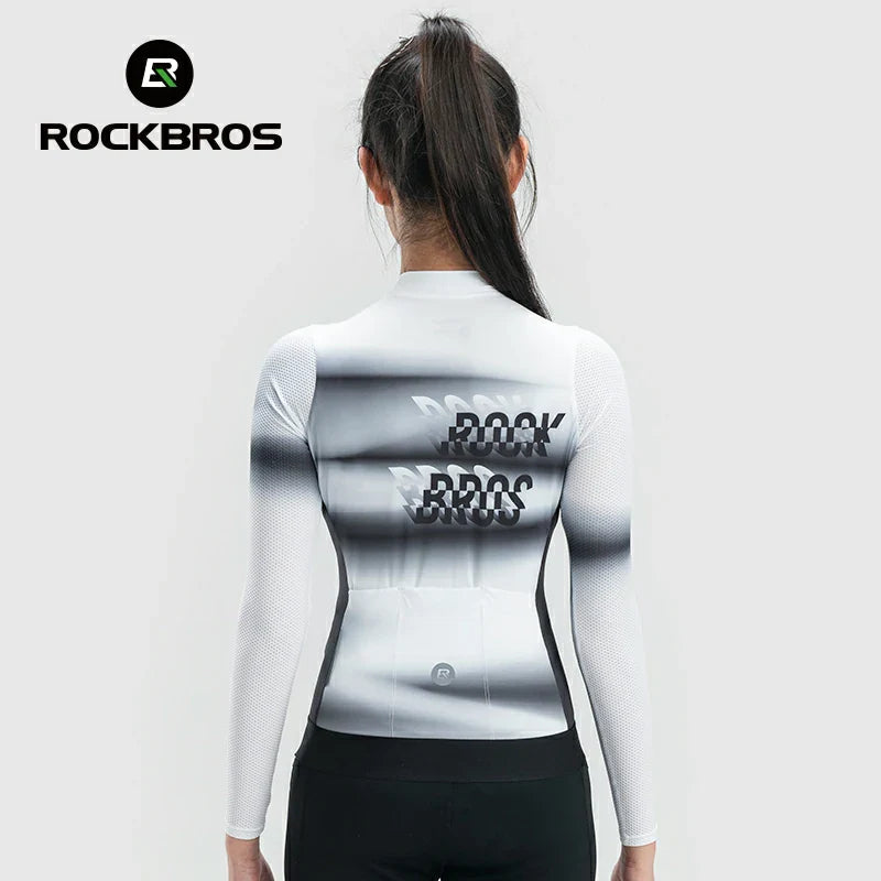 Load image into Gallery viewer, ROCKBROS Mondi Lightweight Gradient Women's Long Sleeve Cycling Jersey

