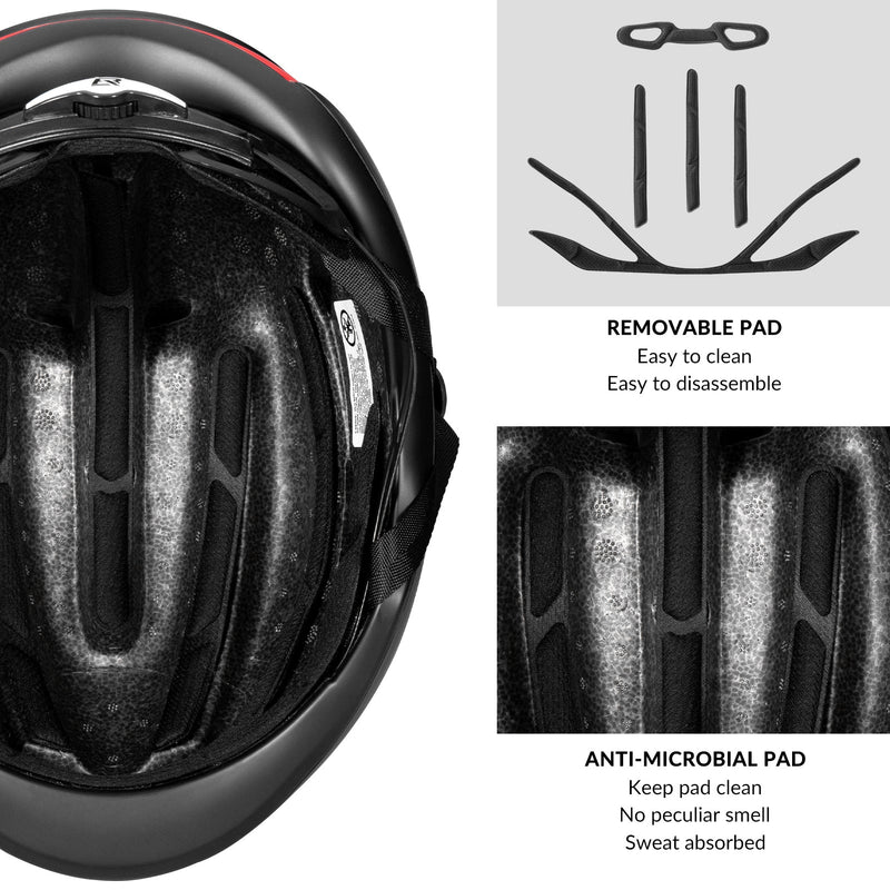 Load image into Gallery viewer, ROCKBROS Road Aero Bike Helmet for Adults TT Triathlon Helmet for Cycling
