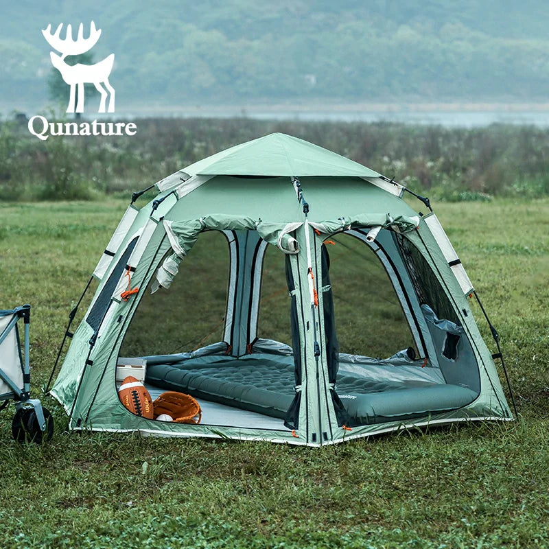 Load image into Gallery viewer, Qunature Quick Setup Hexagonal Tent UPF50+ Waterproof Lightweight
