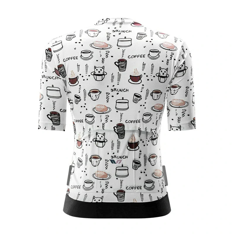 Load image into Gallery viewer, TVI ROCKBROS  Elements Print Female Cycling Top Short-Sleeved Jersey
