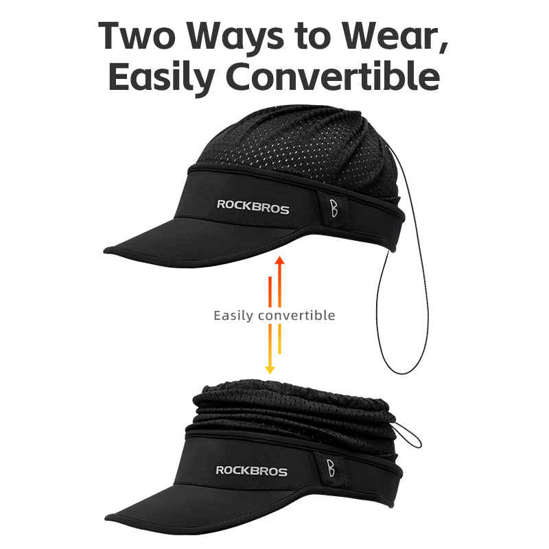 Load image into Gallery viewer, ROCKBROS Summer Sun Protection Cap with Cooling Ice Silk and Adjustable Design
