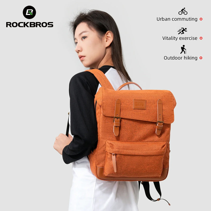 Load image into Gallery viewer, ROCKBROS Fashion Vintage Folding Bike Backpack
