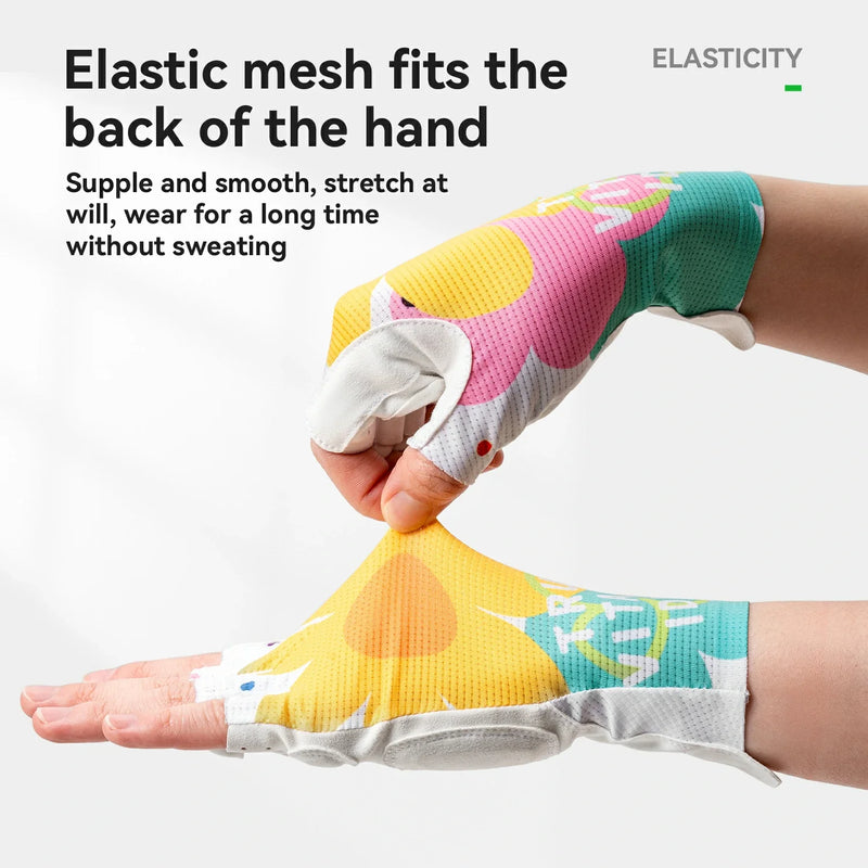 Load image into Gallery viewer, TVI ROCKBROS Women’s Half-Finger Fishing and Cycling Gloves
