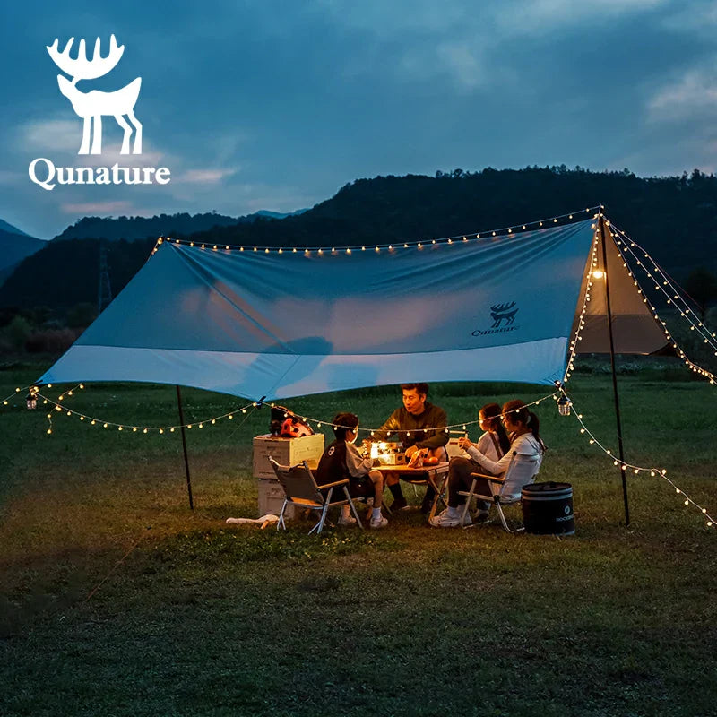 Load image into Gallery viewer, Qunature 3-in-1 Waterproof Canopy Floor Mat Raincoat UPF50+ for Camping
