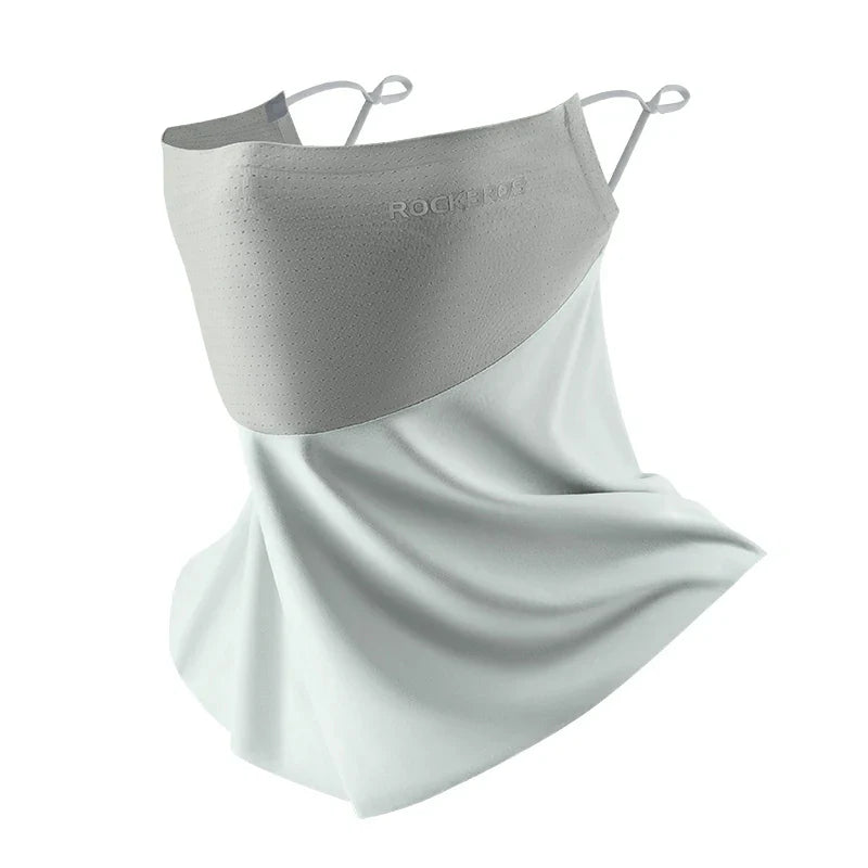 Load image into Gallery viewer, ROCKBROS Cooling Neck Gaiter with Ear Loops – UV Protection for Cycling

