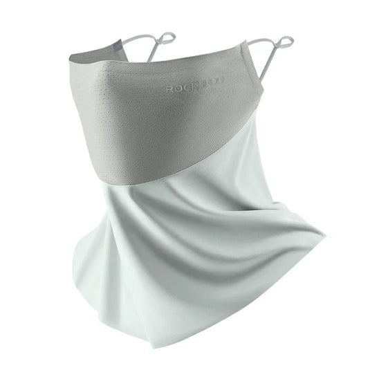 ROCKBROS Cooling Neck Gaiter with Ear Loops – UV Protection for Cycling