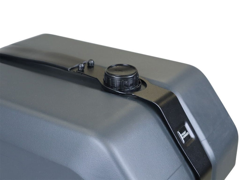 Load image into Gallery viewer, Alt text: &quot;Front Runner Pro 42L Water Tank with integrated mounting system, close-up view showcasing the durable screw cap and smooth design.&quot;
