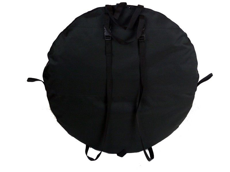 Load image into Gallery viewer, Alt text: &quot;Compact and portable Front Runner Flip Pop Tent in a closed position with black cover and carrying handles.&quot;
