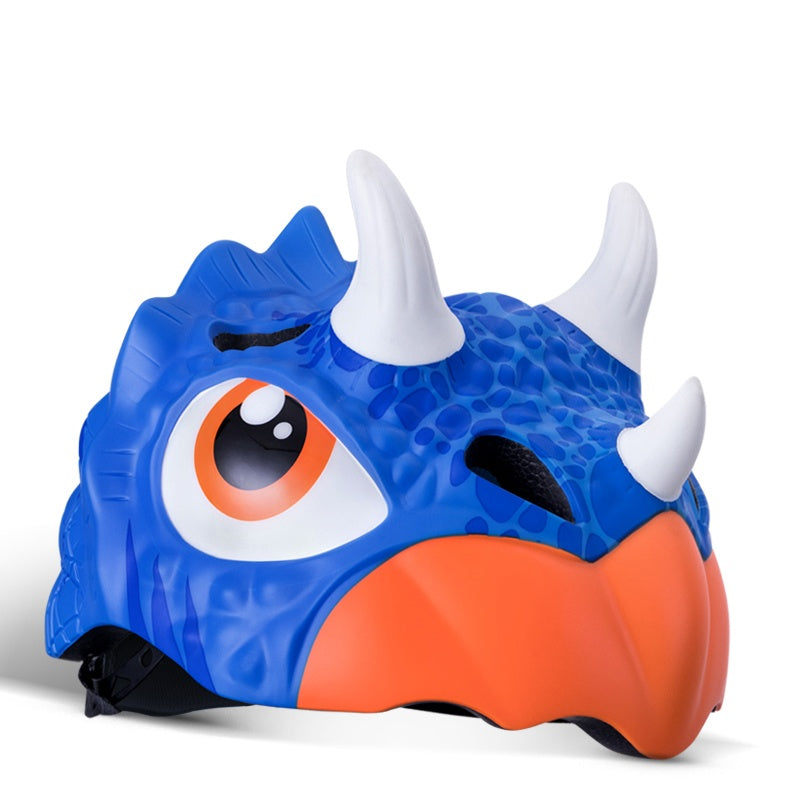 Load image into Gallery viewer, ROCKBROS Kids Cartoon Dinosaur Helmet Adjustable Lightweight

