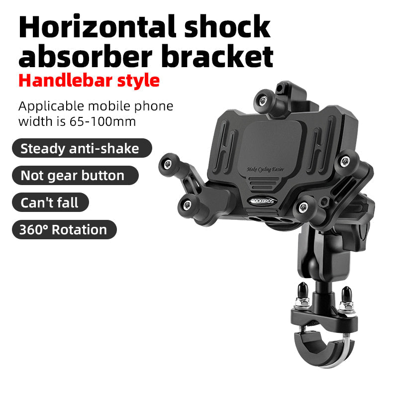 Load image into Gallery viewer, ROCKBROS Metal Bicycle Phone Holder - Universal Shockproof Mount
