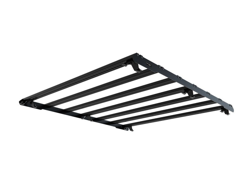 Load image into Gallery viewer, Alt text: &quot;Front Runner Slimsport Rack Kit for 5.5&#39; Pickup Load Bed Canopy, streamlined black roof rack for truck cap or trailer.&quot;
