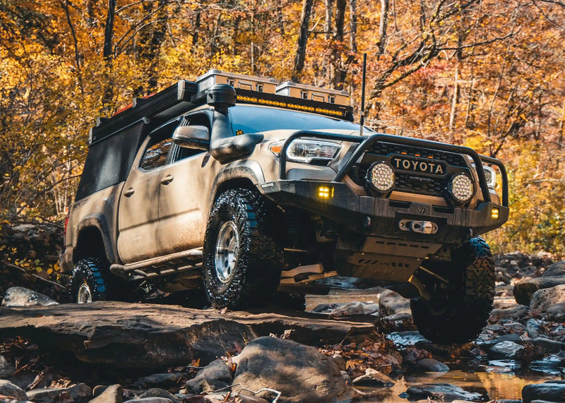 Load image into Gallery viewer, Hi-Lite Overland Toyota Tacoma Front Bumper 3rd Gen (2016-2023) [Bull Bar]
