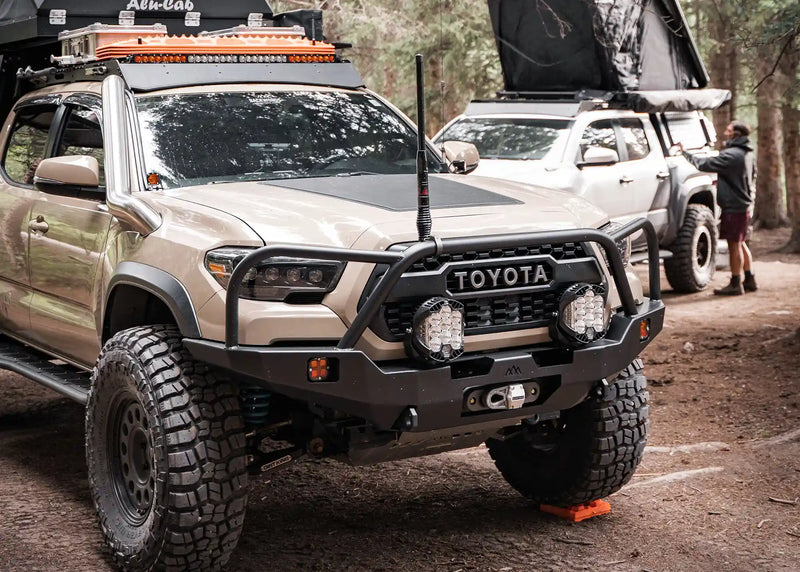 Load image into Gallery viewer, Hi-Lite Overland Toyota Tacoma Front Bumper 3rd Gen (2016-2023) [Bull Bar]

