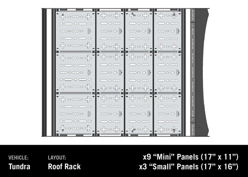 Load image into Gallery viewer, DRIFTR Toyota Tundra Roof Rack (2022-2026)

