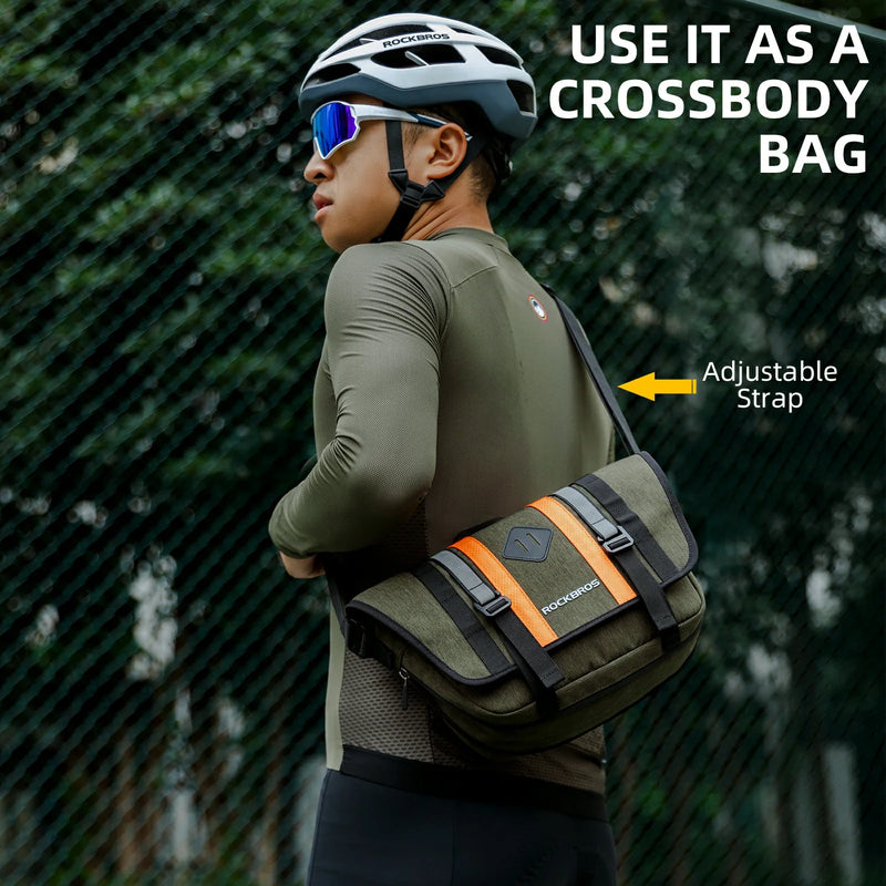 Load image into Gallery viewer, ROCKBROS Bike Handlebar Multifunctional Crossbody Bag with Shoulder Strap

