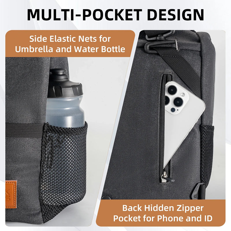 Load image into Gallery viewer, ROCKBROS Bike Handlebar Folding Bike Bag Bike Accessories Bike Storage 8L-10L
