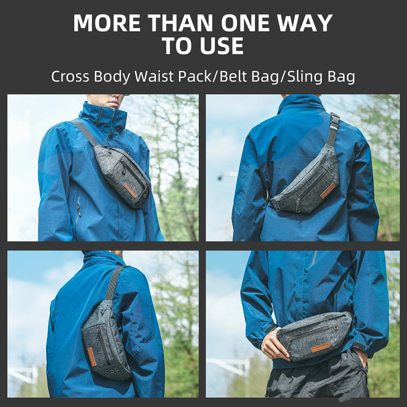 Load image into Gallery viewer, ROCKBROS Fanny Pack 1.5L Capacity Belt Bag
