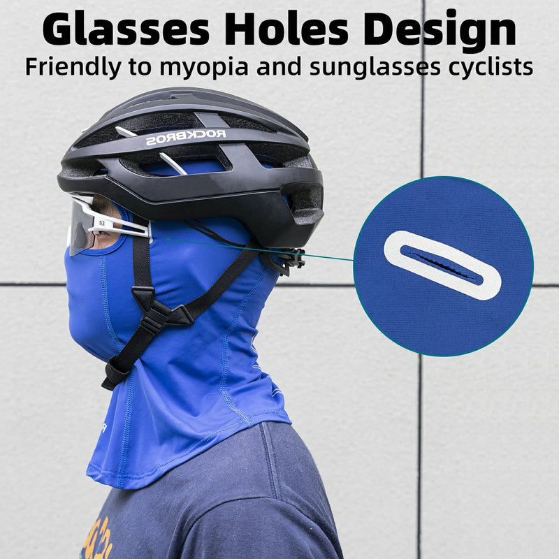 Load image into Gallery viewer, ROCKBROS Face Mask Cooling Neck Gaiter Breathable Face Covering Summer Balaclava
