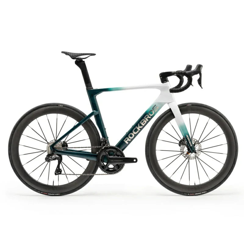 Load image into Gallery viewer, PGZ - Carbon Fiber Road Bike – Blue/Green
